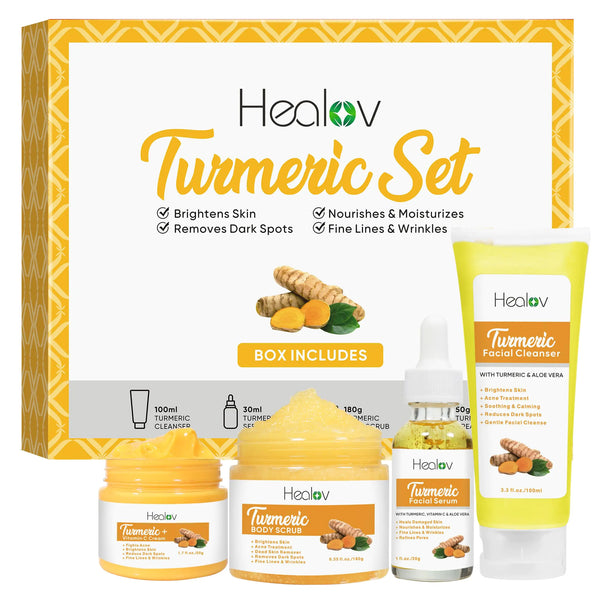 Healov™ Turmeric Skincare Set (4-Piece Set)