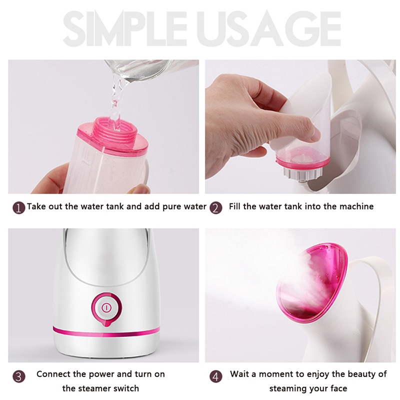 Deep-Cleaning Face Steamer